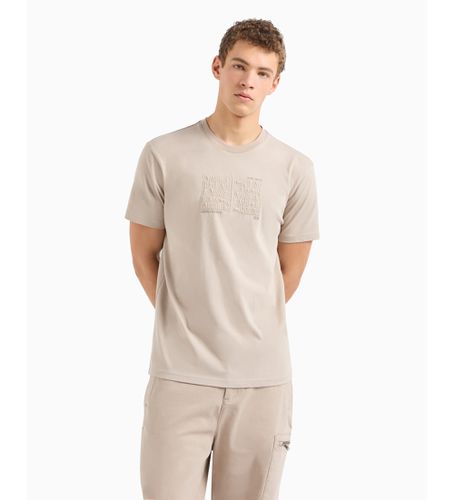 DZTAAZJARZ17AB T-shirt à coupe régulière en coton biologique ASV avec lettres brodées en (L), Casuel, Man - Armani Exchange - Modalova