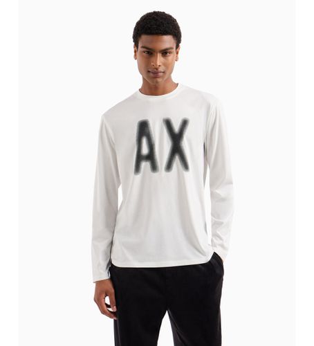 XM000126AF10358U0009 T-shirt à manches longues avec logo (M), Casuel, Coton - Armani Exchange - Modalova