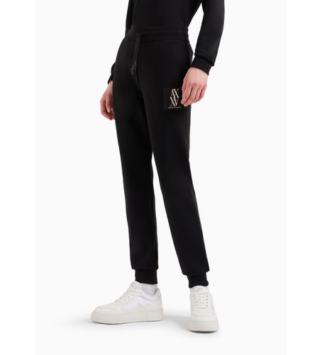 DYP79YJEGZ1200 Pantalon jogger avec patch monogramme (L), Casuel, Viscose - Armani Exchange - Modalova