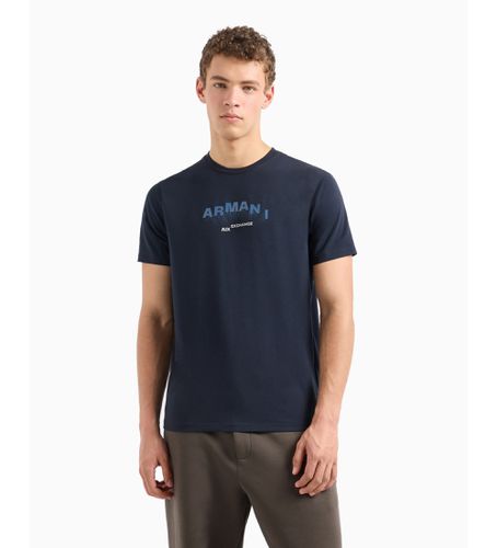 DZTHVZJE6Z1510 T-shirt slim avec logo à effet 3D en jersey côtelé ASV (L), Casuel, Coton, Manche courte - Armani Exchange - Modalova