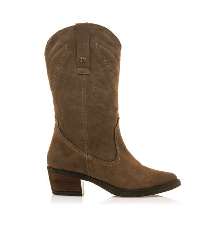 Bottes en cuir Teo Brown (41), Marron, 5 à 8 cm, Aucun, Casuel - Mustang - Modalova