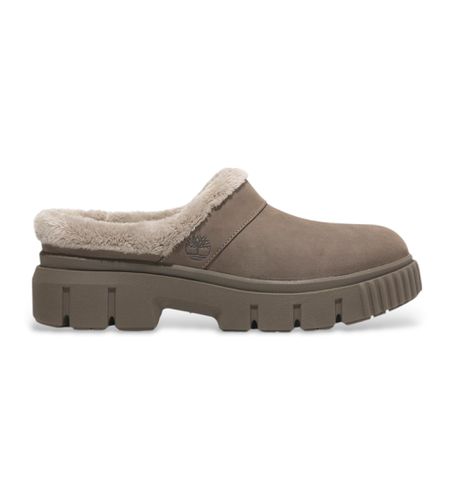 TB0A27B4EM51 Chaussures en cuir marron avec doublure chaude (35.5 W), 3 à 5 cm, Aucun, Casuel, Taupe - Timberland - Modalova