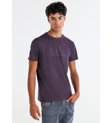 T-shirt basique imprimé bouffant lilas (S), Casuel, Violet, Coton, Manche courte - Lois Jeans - Modalova