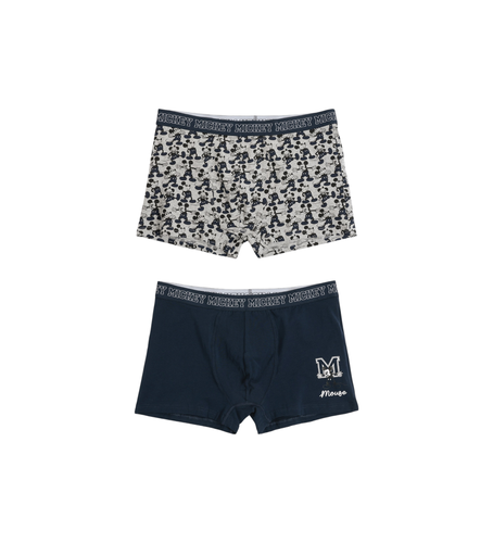 P-0-000504 Lot de 2 boxers Mickey Jeans (S), Homewear, Coton - Disney - Modalova