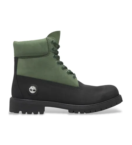 TB0A2P6WEJG1 Bottes en cuir 6 Inch Premium Bottes imperméables vertes (43 W), Plat, Lacets, Casuel, Durable - Timberland - Modalova