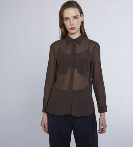 Chemise Orzo marron (38), Casuel, Fête, Coton, Classique, Manche longue - Marella - Modalova