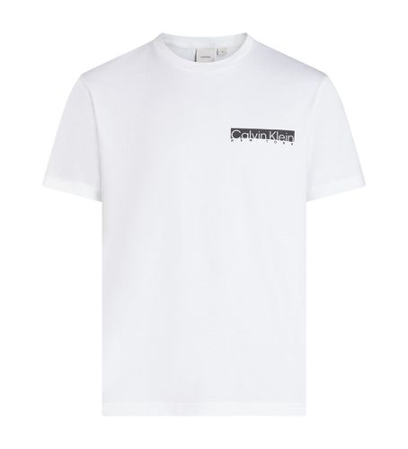 K10K113800 T-shirt Box Logo (L), Casuel, Manche courte, Durable, Coton Recyclé - Calvin Klein - Modalova