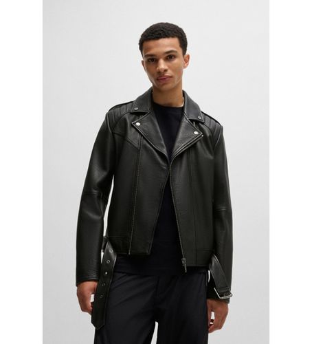 Veste Lowis noire (M), Casuel, Cuir - HUGO - Modalova