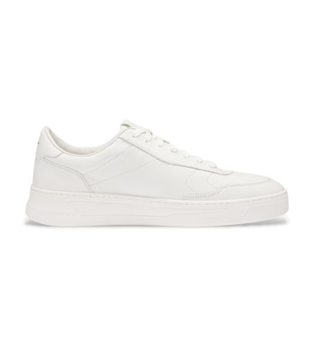 Baltimore Leather Sneakers (45), Cuir, Blanc, Plat, Lacets, Casuel - BOSS - Modalova