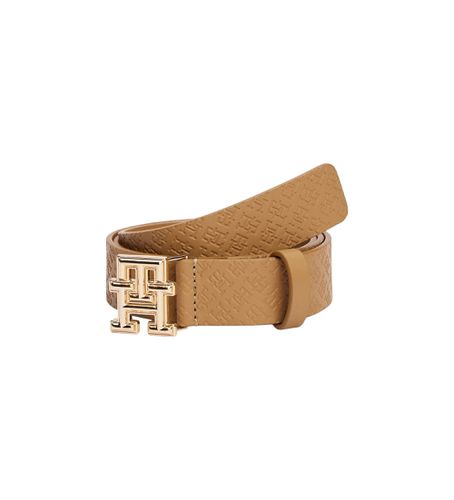 AW0AW17354 Ceinture en cuir TH Monogram marron (75cm), Casuel - Tommy Hilfiger - Modalova