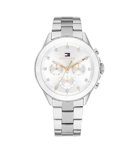 Montre Mellie (OSFA), Argenté, Casuel, Bracelet, Acier inoxidable - Tommy Hilfiger - Modalova