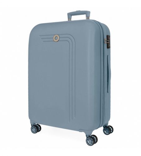 Unisex. 5999363 Grande valise Riga Rigide clair -56x80x29cm (OSFA), Casuel, ABS/Polycarbonate, Big, Marine - Movom - Modalova