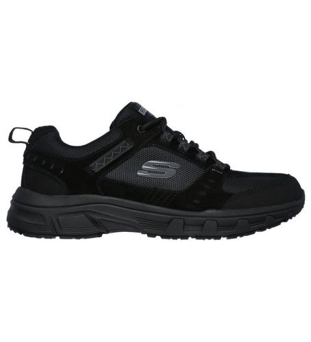 Baskets en daim Oak Canyon (40), Cuir, Plat, 1 à 3 cm, Lacets, Casuel, Sport, Outdoor, Running, De plein air - Skechers - Modalova