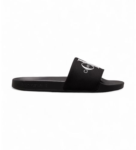 YM0YM00061 Tongs Slide Monogram (46), Plat, 1 à 3 cm, Casuel, Beachwear - Calvin Klein Jeans - Modalova