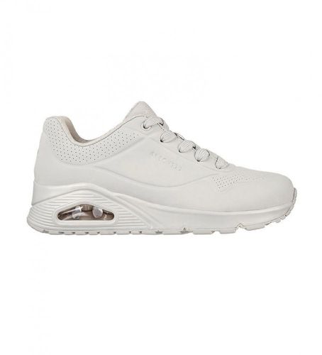 Trainers Uno Stand On Air greyish (36), Blanc, 3 à 5 cm, Lacets, Casuel, Gris, Imitation cuir - Skechers - Modalova