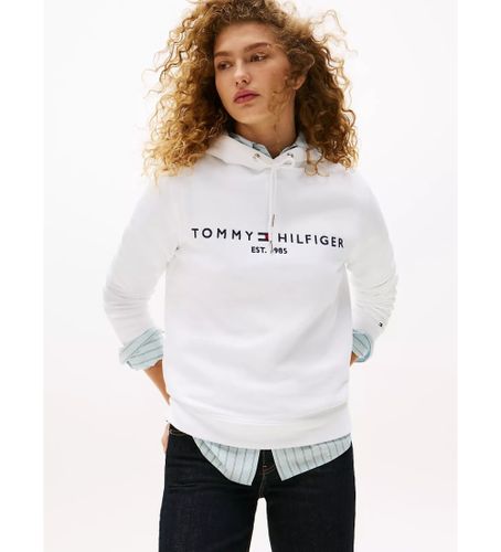 Til kvinder. WW0WW31998 Heritage Hilfiger sweatshirt (S), Casual, Bomuld, Polyester - Tommy Hilfiger - Modalova