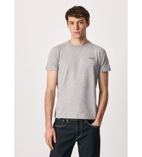 Til mænd. PM508212 T-shirt Original Basic Basic 3 N (M), Casual, Bomuld, Korte ærmer - Pepe Jeans - Modalova