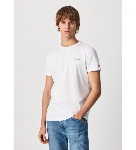 Til mænd. PM508212 T-shirt Original Basic Basic 3 N (S), Casual, Bomuld, Korte ærmer - Pepe Jeans - Modalova