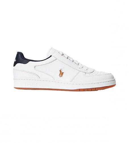 Til mænd. 809877610001 Court low top læder træningssko (41), Fast, Blonder, Casual - Polo Ralph Lauren - Modalova