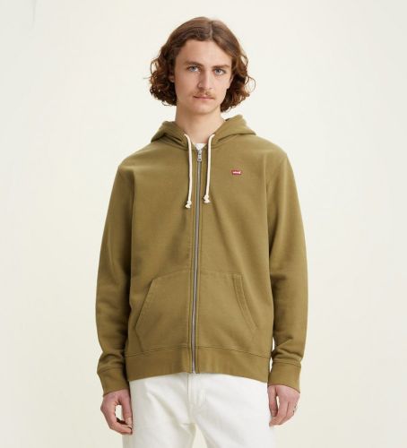 Til mænd. 34584-0010 Sweatshirt Original Zip (L), Casual, Bomuld, Lange ærmer, Bæredygtig - Levi's - Modalova