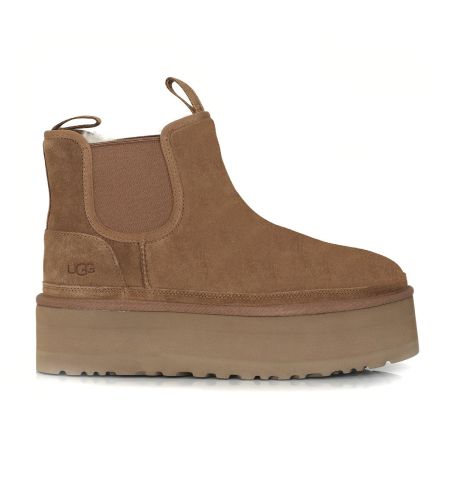 Til kvinder. 1134526 Læderstøvler W Neumel Platform Chelsea (41), 3-5 cm, Ingen, Casual - UGG - Modalova