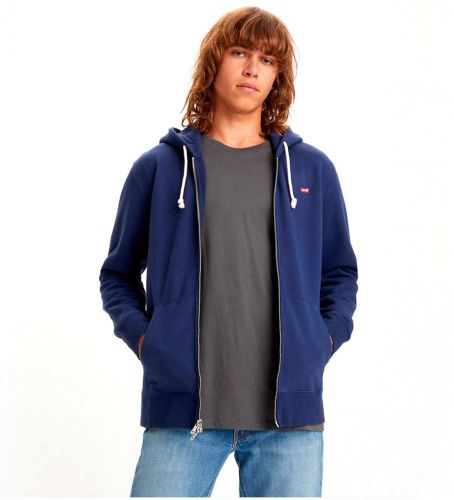 Til mænd. 34584-0011 Original hættetrøje med lynlås (S), Casual, Bomuld - Levi's - Modalova
