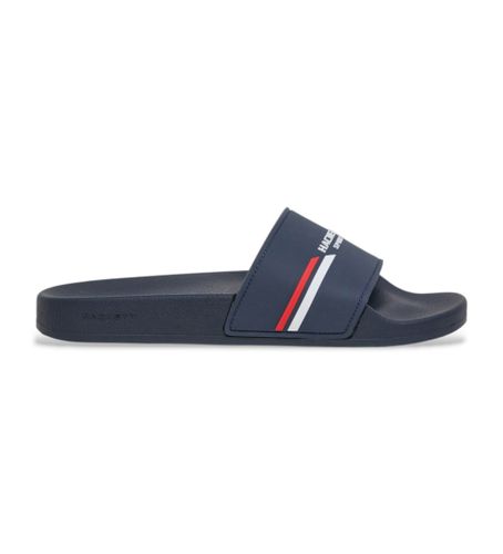 Til mænd. HMS21287 Flip Flops Logo Sport Marine (41), Fast, Ingen, Badetøj, PVC, Blå - Hackett London - Modalova