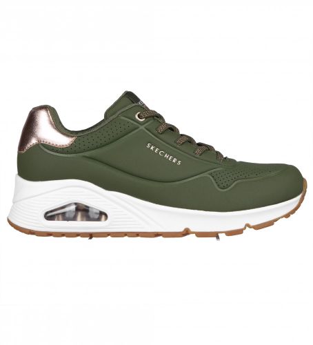 Til kvinder. 155196 Træningssko Uno - Shimmer Away (36), 3-5 cm, Blonder, Casual, Sport, Løb, Sportstøj, Multisport - Skechers - Modalova