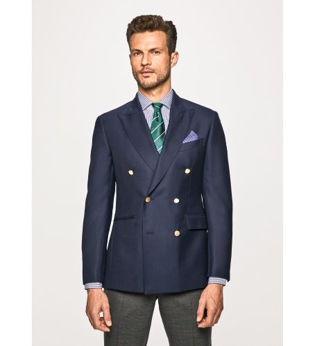 Til mænd. HM441977 Klassisk blazer (44/32), Casual, Party, Bomuld, Lange ærmer - Hackett London - Modalova