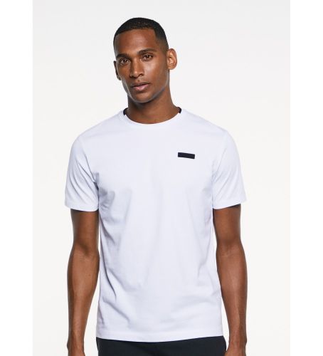 Til mænd. HM500714 T-shirt med logo med print i (L), Casual, Bomuld, Korte ærmer - Hackett London - Modalova