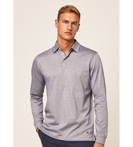 Til mænd. HM550931 Polo med lange ærmer Bomuld (XL), Casual - Hackett London - Modalova