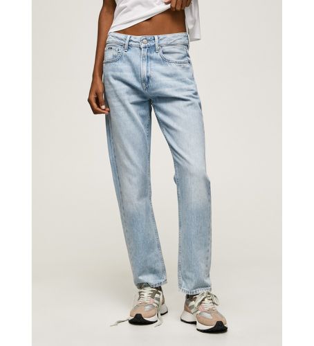 Til kvinder. PL204418 Jean Mary Glam (26/30), Casual, Økologisk bomuld, Bæredygtig - Pepe Jeans - Modalova