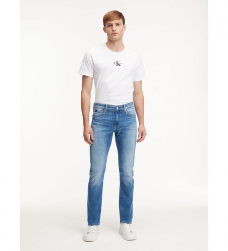 Til mænd. J30J323685 Jean Slim (28/30), Casual, Bomuld, Denim - Calvin Klein Jeans - Modalova