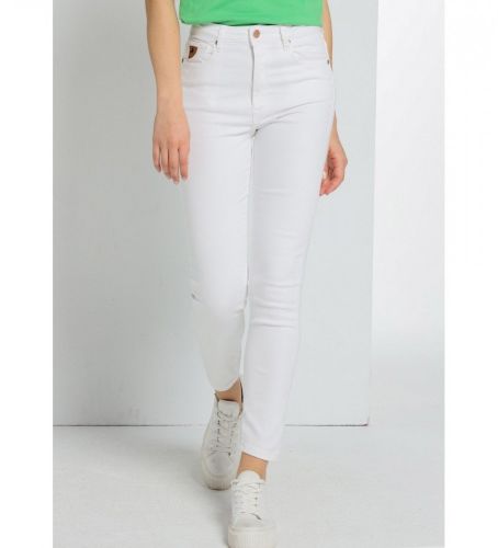 Til kvinder. 201082338 Boxer Pants Medium - Highwaist Skinny Ankle (26), Casual, Bomuld, Denim - Lois Jeans - Modalova