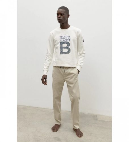 Til mænd. GASTGREAT0800MS23-001 Sweatshirt Greatalf B Sweatshirt Man (M), Casual, Lange ærmer, Økologisk bomuld, Bæredygtig, Genb - ECOALF - Modalova