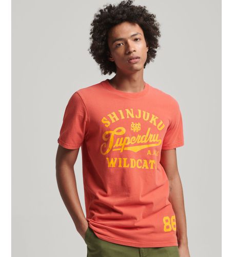 Til mænd. M1011469A Vintage Home Run T-shirt (S), Casual, Bomuld, Korte ærmer - Superdry - Modalova