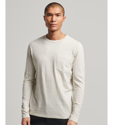 Til mænd. M6010724A lang (XXL), Casual, Bomuld, Lange ærmer - Superdry - Modalova