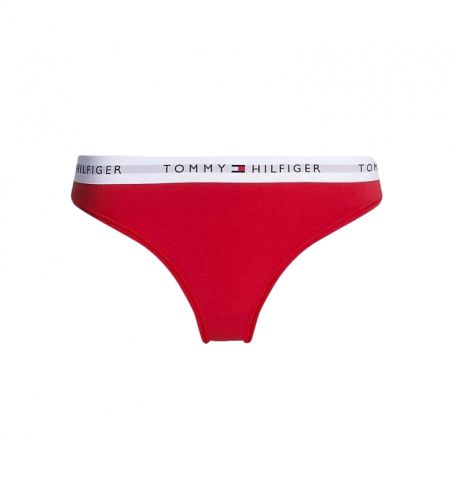 Til kvinder. UW0UW03835 G-streng med logo på linningen (XS), Afslappet, Bomuld - Tommy Hilfiger - Modalova