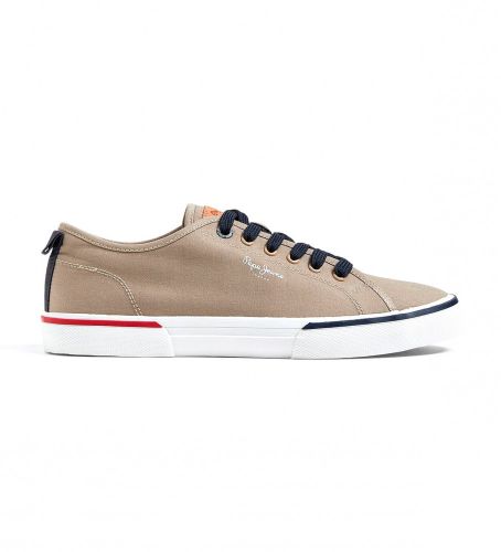 Til mænd. PMS30811 Kenton Retro Sneakers (40), Stof, Fast, Blonder, Casual, Bæredygtig - Pepe Jeans - Modalova