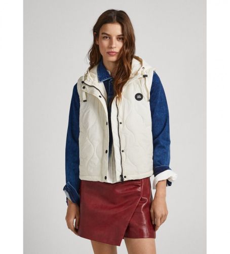Til kvinder. PL402241 Vest Nina (L), Casual, Nylon, Bæredygtig - Pepe Jeans - Modalova