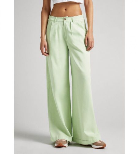 Til kvinder. PL211649 Monna grønne bukser (M), Casual, Lyocell, Bæredygtig - Pepe Jeans - Modalova