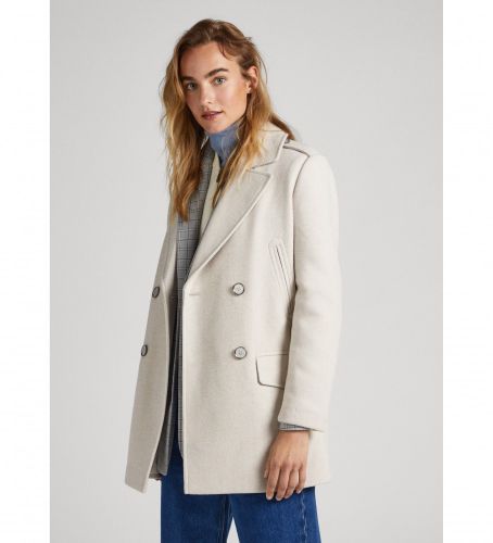 Til kvinder. PL402260 Melody frakke (M), Casual, Polyester, Lange ærmer - Pepe Jeans - Modalova