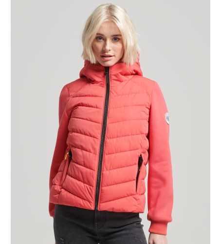 Til kvinder. W2011906A Vatteret hybridjakke (XS), Casual, Polyester - Superdry - Modalova