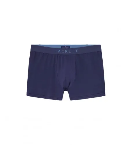 Til mænd. HMU10602 Navy modal boxershorts (M), Afslappet, Bomuld - Hackett London - Modalova