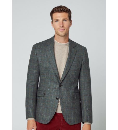 Til mænd. HM443289 Jakke Cash Tattersal (42/32), Casual, Party, Bomuld, Klassisk, Lange ærmer - Hackett London - Modalova