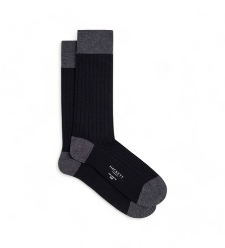 Til mænd. HMU30022 Merino-sokker (M-L), Afslappet, Bomuld - Hackett London - Modalova