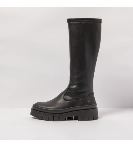 Til kvinder. 119561101003_001 1956 Amberes læderstøvler -Platformhøjde 5 cm (36), 5-8 cm, Lynlås, Casual - Art - Modalova