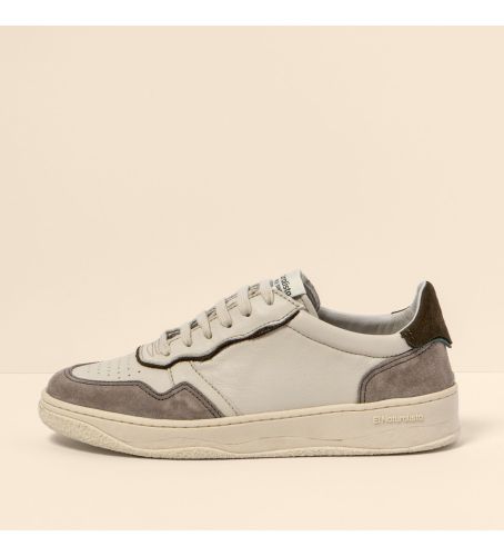 Unisex. 2584012BK005_0MU Sneakers i N5840 Multi Material off-white (36), Stof, Fast, 1-3 cm, Blonder, Casual, Flerfarvet - El Naturalista - Modalova