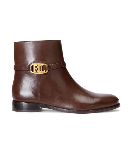 Til kvinder. 802912273003 Brune Briela-ankelstøvler i (36), 1-3 cm, Lynlås, Casual - Lauren Ralph Lauren - Modalova