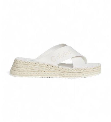 Til kvinder. YW0YW01364 Espadrille kilehælssandaler (40), Fast, Ingen, Casual - Calvin Klein Jeans - Modalova